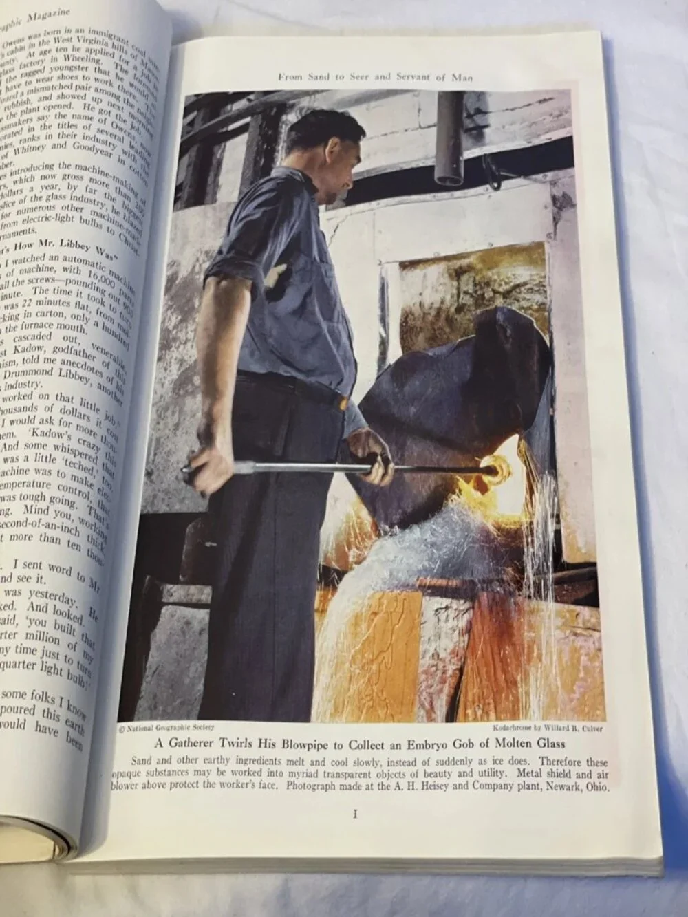 1943 JAN National Geographic Magazine Vol 83 No 1 WWII Dogs Glass Gilbert Island
